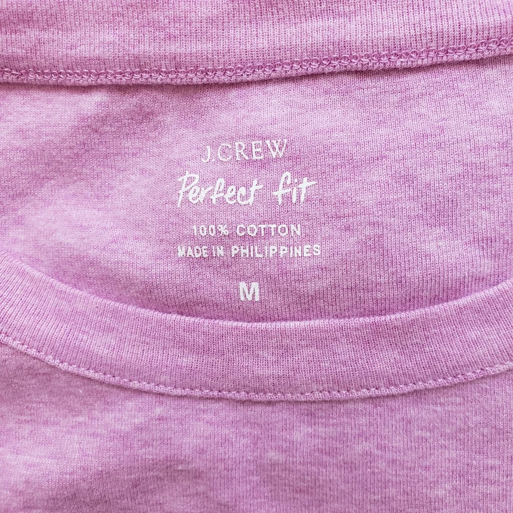 NEW J.Crew Perfect Fit Short Sleeve Slip-on T-shirt - Picture 3 of 6